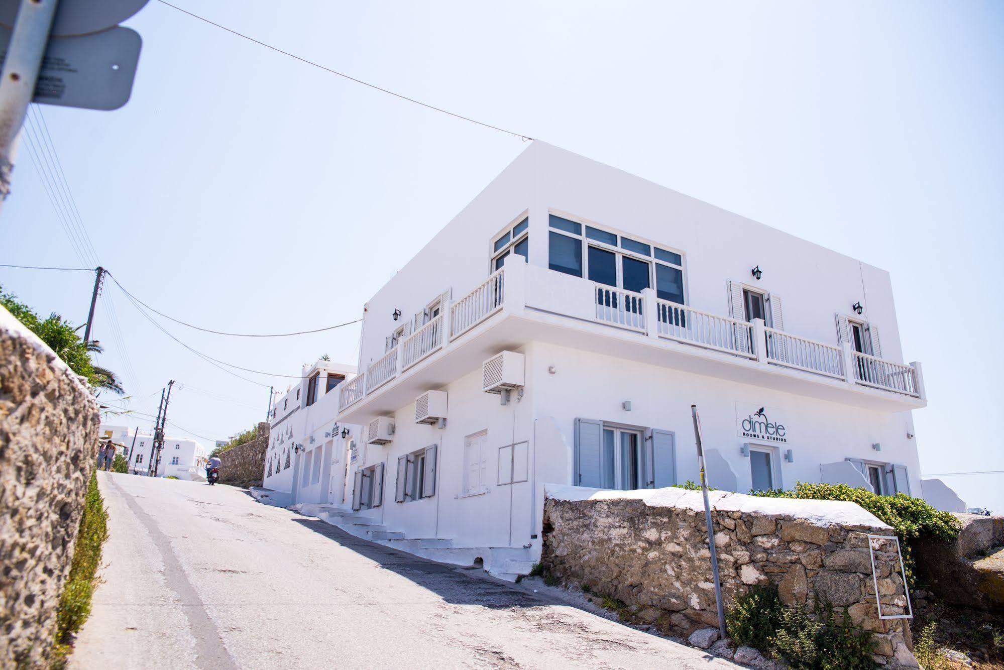 Dimele Rooms & Studios Mykonos Town Exterior foto